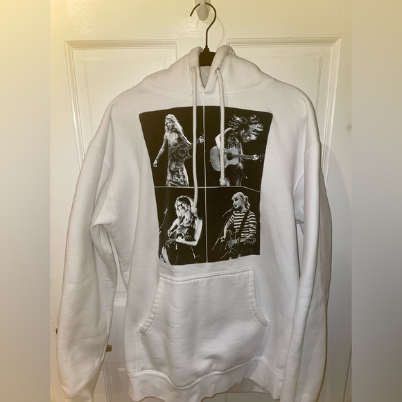 Taylor Swift Eras Tour Collage Hoodie (White) - Picture 2 of 5